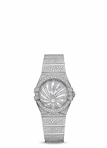 Omega Constellation Quartz 24 Polished White Gold / Snow / MOP Supernova 123.55.24.60.55.010 (12355246055010)